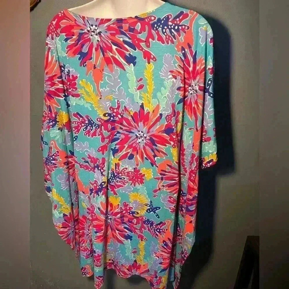 Women’s Lilly Pulitzer Stefani Dress Sippin and Trippin/ Cover Up,‎ size Small - Picture 2 of 5